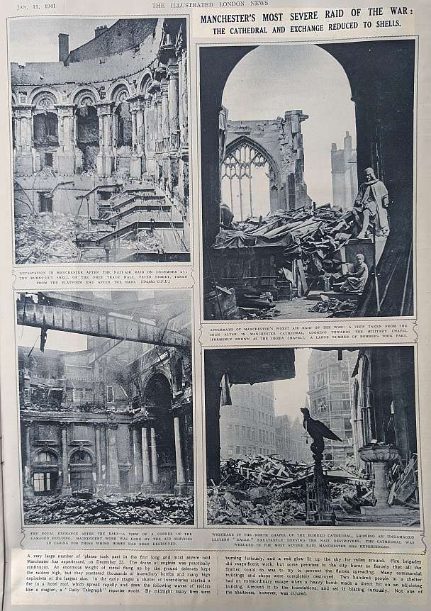 Manchester bomb damage 1941